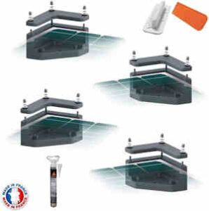 kit unifix fixation panneau solaire pour van et camping car