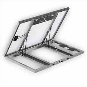 support panneau solaire inclinable pour fourgon et van aménagé