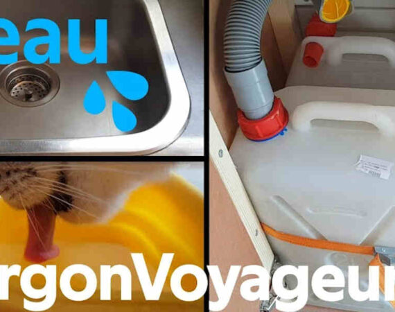 systeme d'eau pour van sans électricité nomadezone