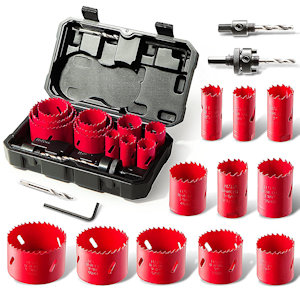 coffret de scies cloche metal bois plastique