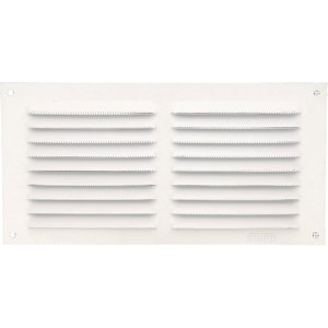 grille aération rectangulaire blanche 100x300